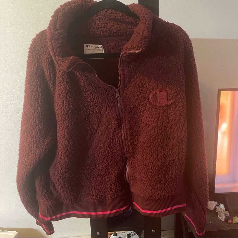 Fuzzy Champion Sweater